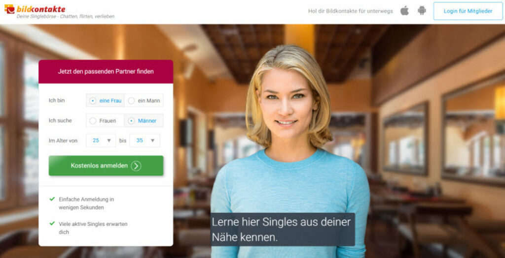 Bildkontakte Singlebörse mit großer Community