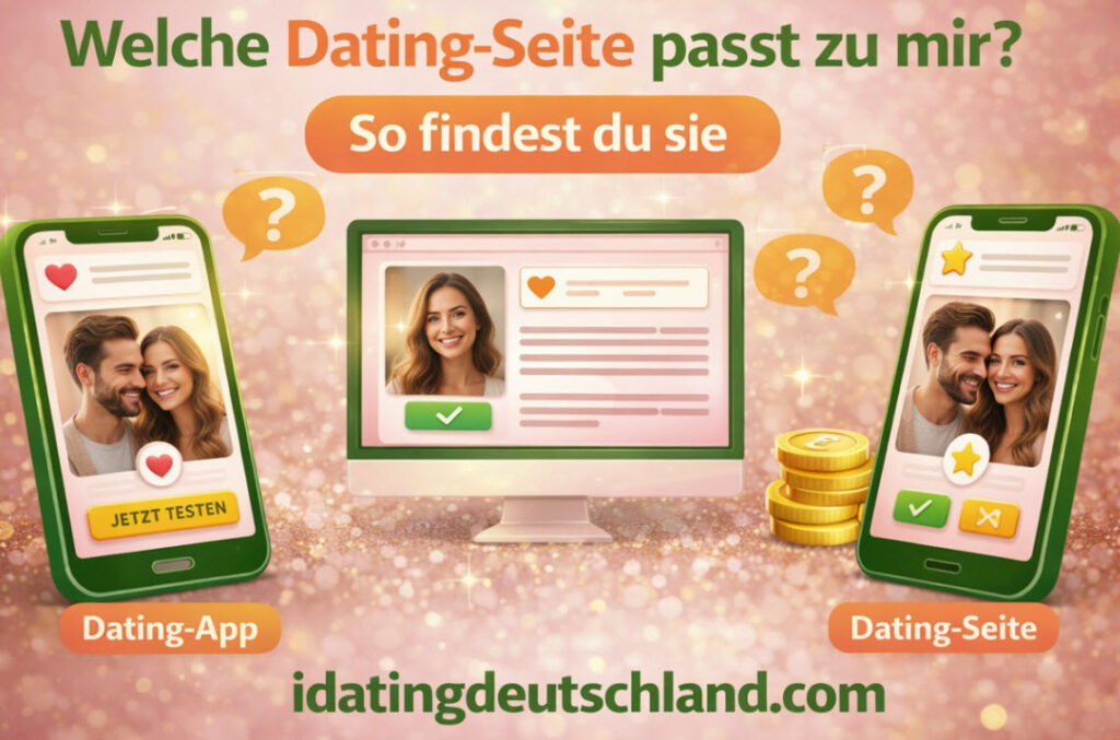 Welche Dating-Seite passt zu mir